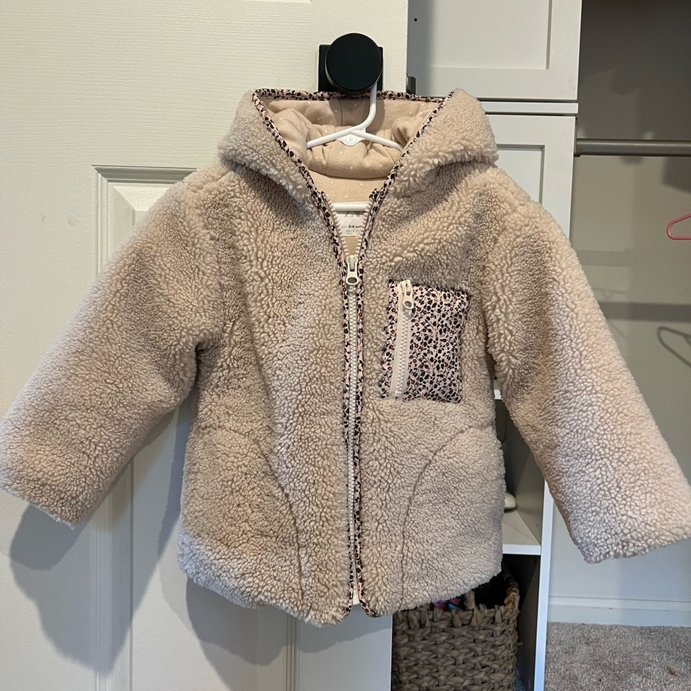 Zara toddler girl sherpa coat